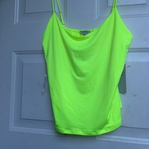 Neon yellow tank top